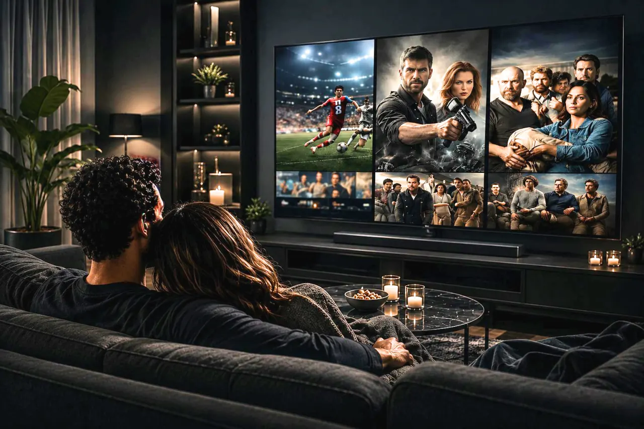 Premium Streaming mit IPTV Kaufen auf modernen Streaming Geräten