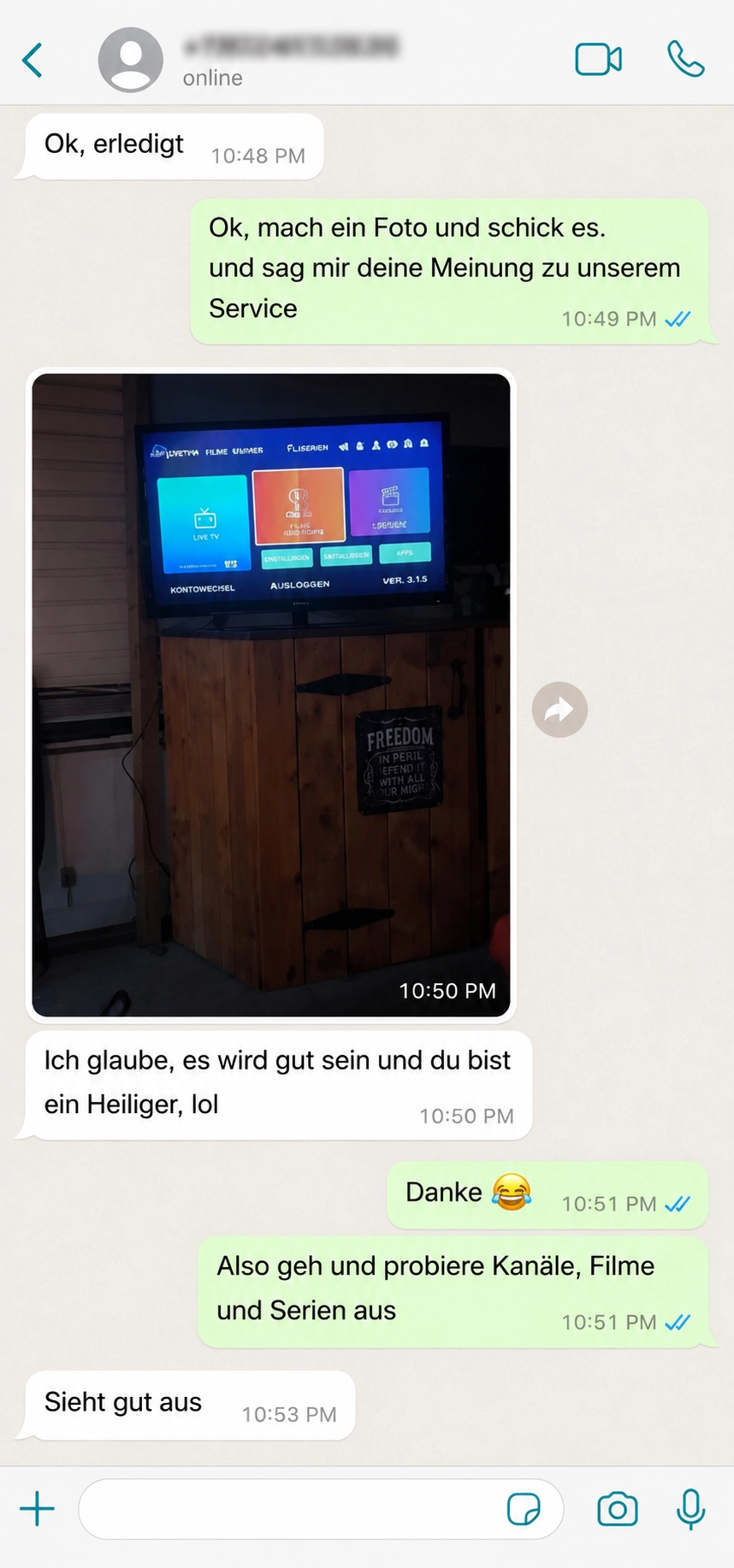 iptv kaufen whatsapp bewertung